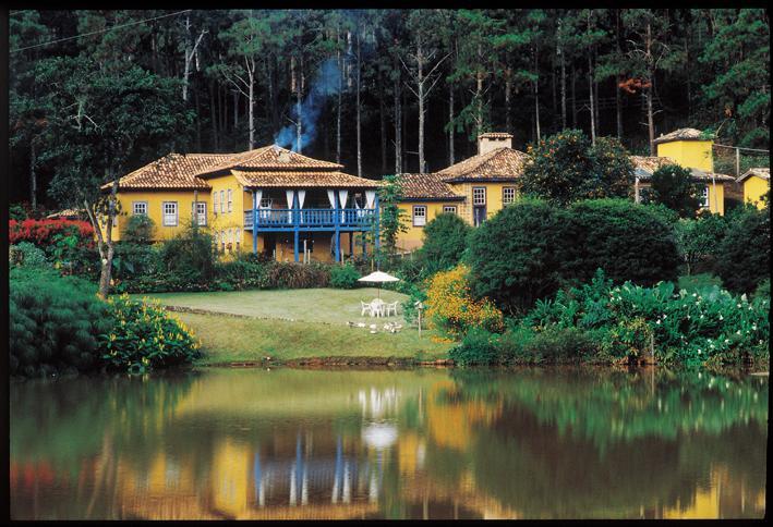 Hotel Fazenda Santa Marina Santana dos Montes Exterior foto